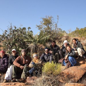 Uconn-group-at-a-rare-cycad,-2013