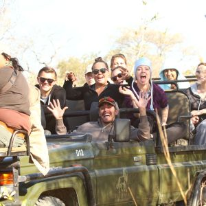 JWU group at Djuma, with Sean Daly