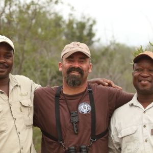 James, Lee and John at Ulusaba